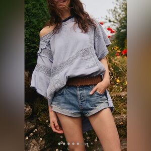 Free People We The Free Rustic Romance Top